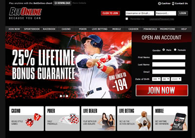 BetOnline MLB Sportsbook