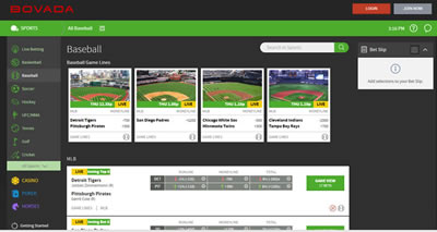 Bovada MLB Sportsbook