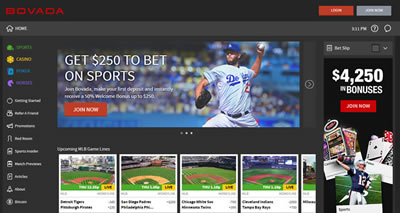 Bovada MLB Sportsbook