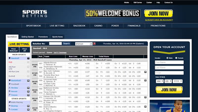 SportsBetting.ag MLB Sportsbook